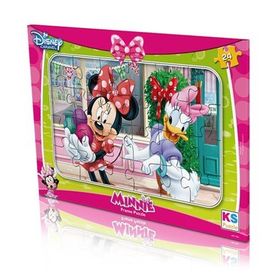Ks Games 24 Parça Minnie Frame Puzzle