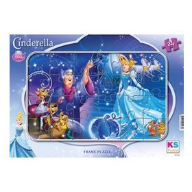 KS Games 24 Parça Prenses Cinderella Frame Puzzle