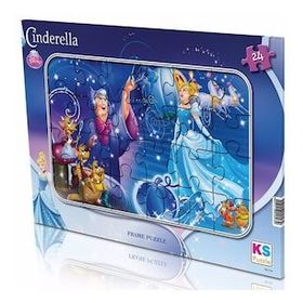 KS Games 24 Parça Prenses Cinderella Frame Puzzle