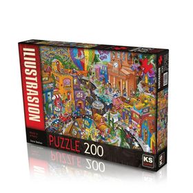 KS Games 24005 200 Parça World In A Hurry Puzzle
