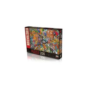 KS Games 24005 200 Parça World In A Hurry Puzzle