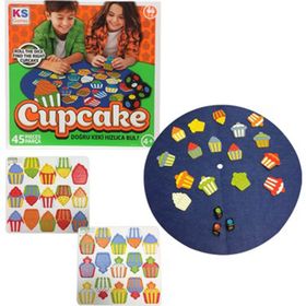 KS Games 25107 45 Parça Cupcake Kek Bulma Oyunu