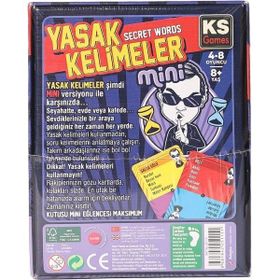 KS Games 25115 Mini Yasak Kelimeler Oyunu