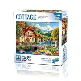 KS Games 3000 Parça Gölet Kenarındaki Ev Puzzle
