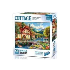 KS Games 3000 Parça Gölet Kenarındaki Ev Puzzle