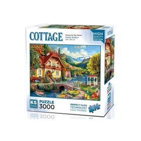 KS Games 3000 Parça Gölet Kenarındaki Ev Puzzle