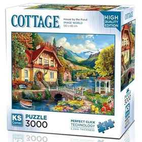KS Games 3000 Parça Gölet Kenarındaki Ev Puzzle