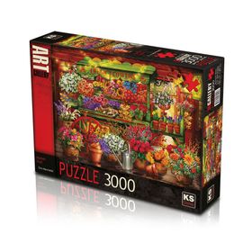 Ks Games 3000 Parça Market Stall Puzzle