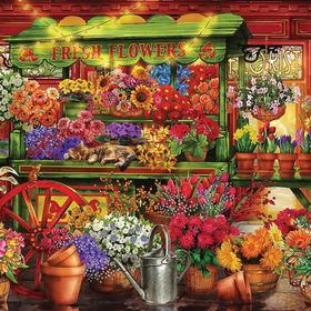 Ks Games 3000 Parça Market Stall Puzzle
