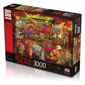 Ks Games 3000 Parça Market Stall Puzzle