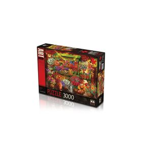 Ks Games 3000 Parça Market Stall Puzzle