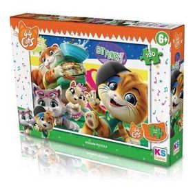 KS Games 44 Cats 100 Parça Puzzle