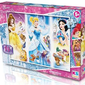KS Games 50 Parça Disney Prensesler Puzzle