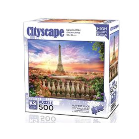 KS Games 500 Parça Eyfel'de Gün Batımı Puzzle