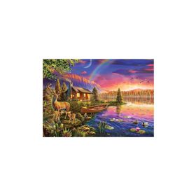 KS Games 500 Parça Lakeside Cabin Puzzle