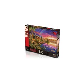KS Games 500 Parça Lakeside Cabin Puzzle