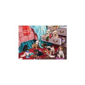 KS Games 500 Parça Puppies in the Bedroom Puzzle