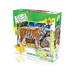 KS Games Amazing Tiger 100 Parça Puzzle