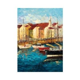 KS Games Art Galery Sailboats On Waterfront 500 Parça Puzzle