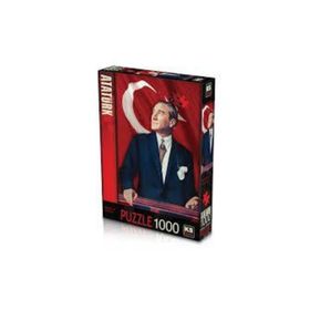 KS Games Bayrak Ve Atatürk 1000 Parça Puzzle