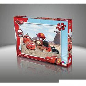 Ks Games Cars 100 Parça Çocuk Puzzle