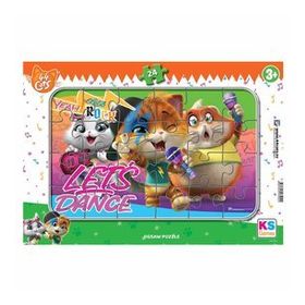 KS Games CAT704 44 CAT Frame Puzzle