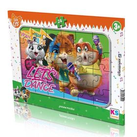 KS Games CAT704 44 CAT Frame Puzzle