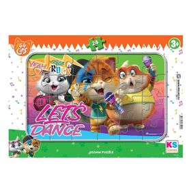 KS Games CAT704 44 CAT Frame Puzzle