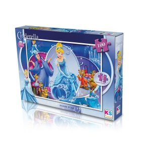 KS Games Cinderella 100 Parça Puzzle