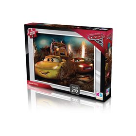 KS Games CR113 200 Parça Cars Çocuk Puzzle