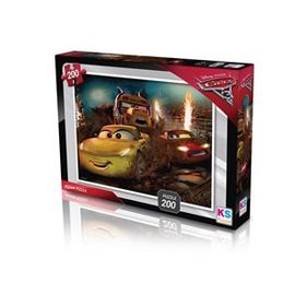 KS Games CR113 200 Parça Cars Çocuk Puzzle