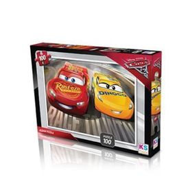 KS Games Disney Cars 100 Parça Puzzle