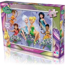 KS Games Disney Fairies 100 Parça Çocuk Puzzle