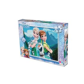 KS Games Disney Frozen 100 Parça Puzzle