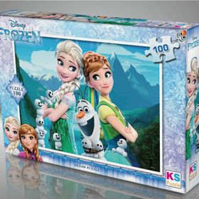 KS Games Disney Frozen 100 Parça Puzzle