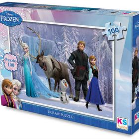 KS Games Disney Frozen 100 Parça Puzzle