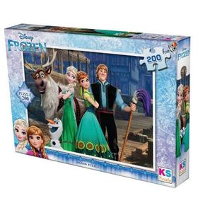 Ks Games Disney Frozen 200 Parça Puzzle