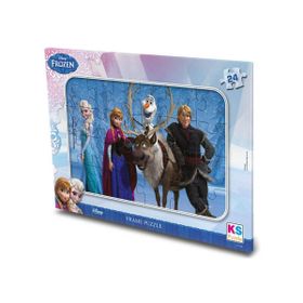 Ks Games Disney Frozen 24 Parça Frame Puzzle