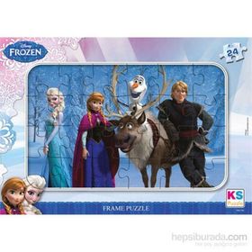 Ks Games Disney Frozen 24 Parça Frame Puzzle