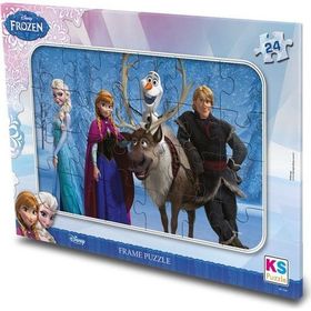 Ks Games Disney Frozen 24 Parça Frame Puzzle