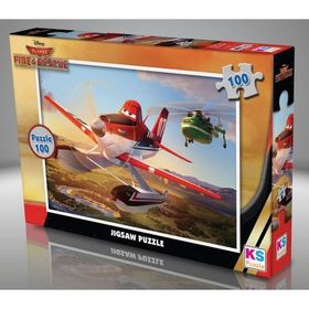 KS Games Disney Planes 100 Parça Puzzle
