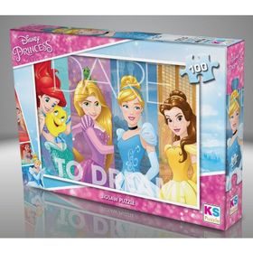 KS Games Disney Prenses 100 Parça Puzzle