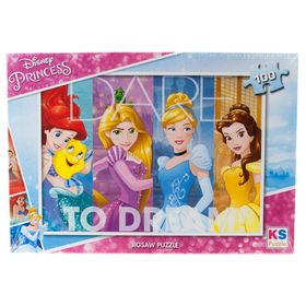 KS Games Disney Prenses 100 Parça Puzzle