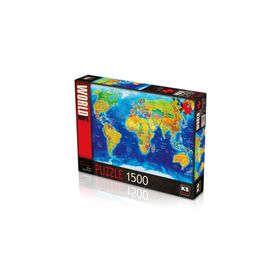 KS Games Dünya Siyasi Haritası 1500 Parça Puzzle