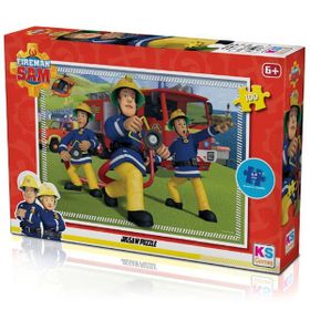 KS Games Fireman Sam 100 Parça Puzzle