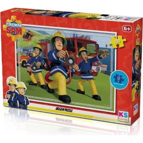 KS Games Fireman Sam 100 Parça Puzzle