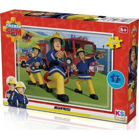KS Games Fireman Sam 100 Parça Puzzle