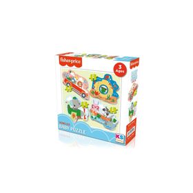 KS Games Fisher Price Vehicles 3 Yaş Baby Puzzle