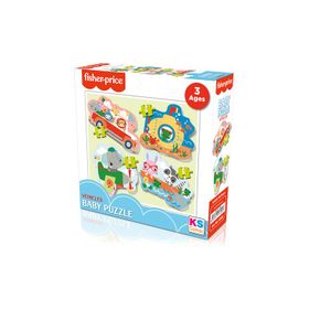 KS Games Fisher Price Vehicles 3 Yaş Baby Puzzle
