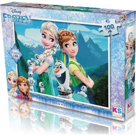 KS Games Frozen 100 Parça Puzzle